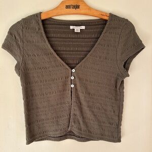 American Eagle Short Sleeve, Cropped Top